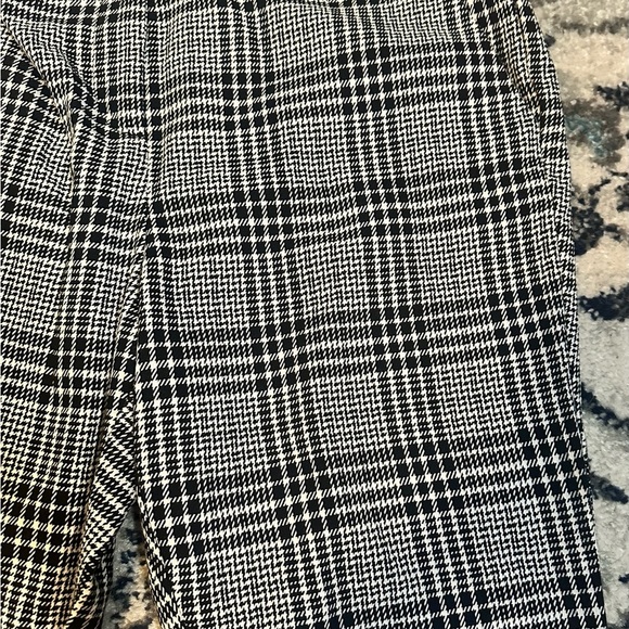 New York & Co Womens Size 10 Average Houndstooth Pattern Career Pants Boot Cut - Picture 4 of 14